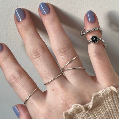 [ blue labradorite ] sirius silver [ free size ]