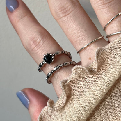 [ blue labradorite ] sirius silver [ free size ]