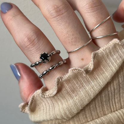 [ blue labradorite ] sirius silver [ free size ]