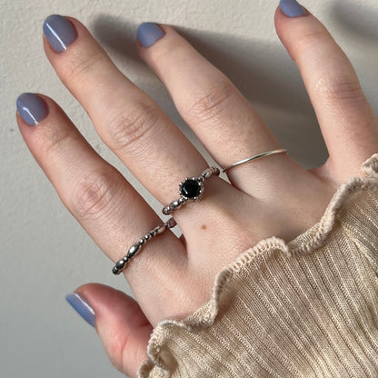 [ blue labradorite ] sirius silver [ free size ]