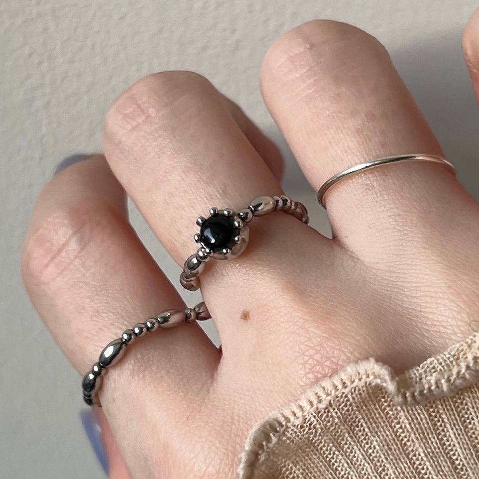 [ blue labradorite ] sirius silver [ free size ]