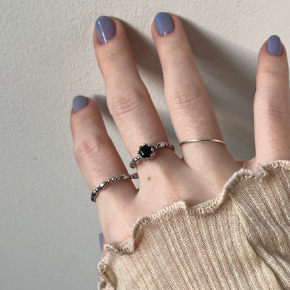 [ blue labradorite ] sirius silver [ free size ]