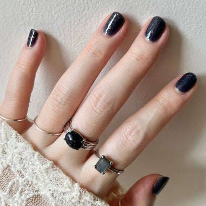 [ blue gold stone ] trois silver