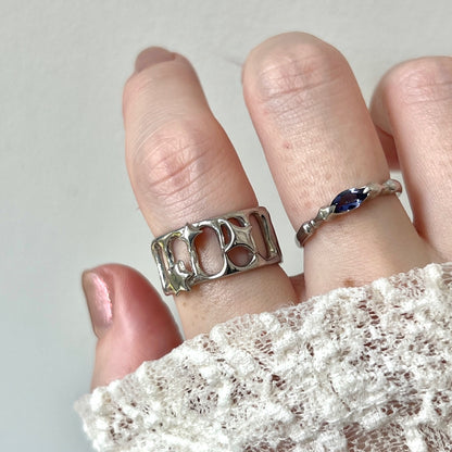 [ lux ring ] ring silver