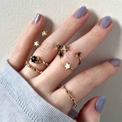 [ blue labradorite ] sirius gold [ free size ]