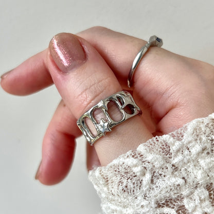 [ lux ring ] ring silver