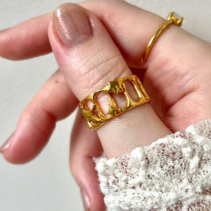 [ lux ring ] ring gold