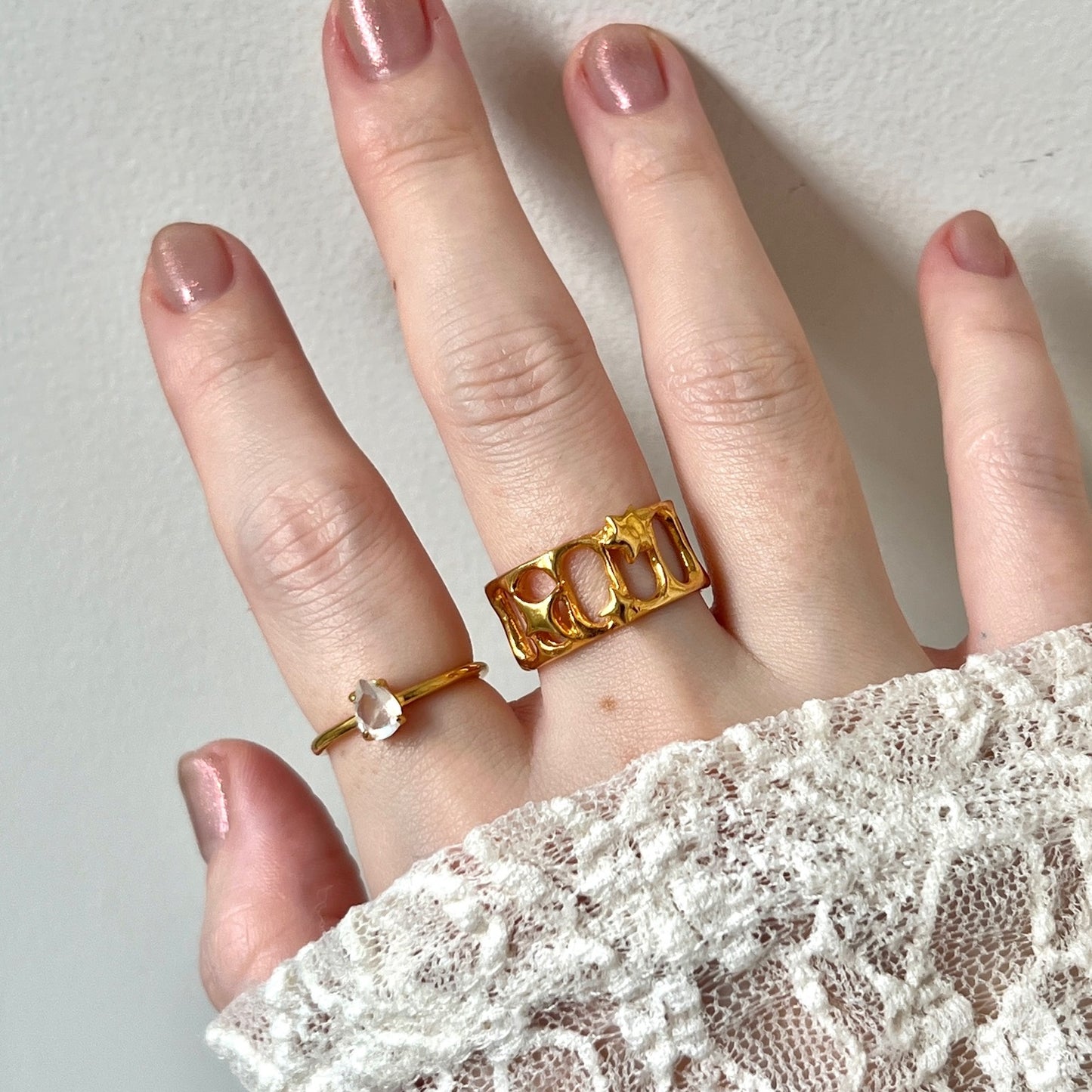 [ lux ring ] ring gold