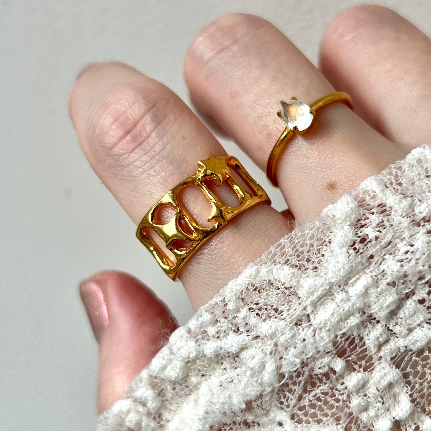 [ lux ring ] ring gold