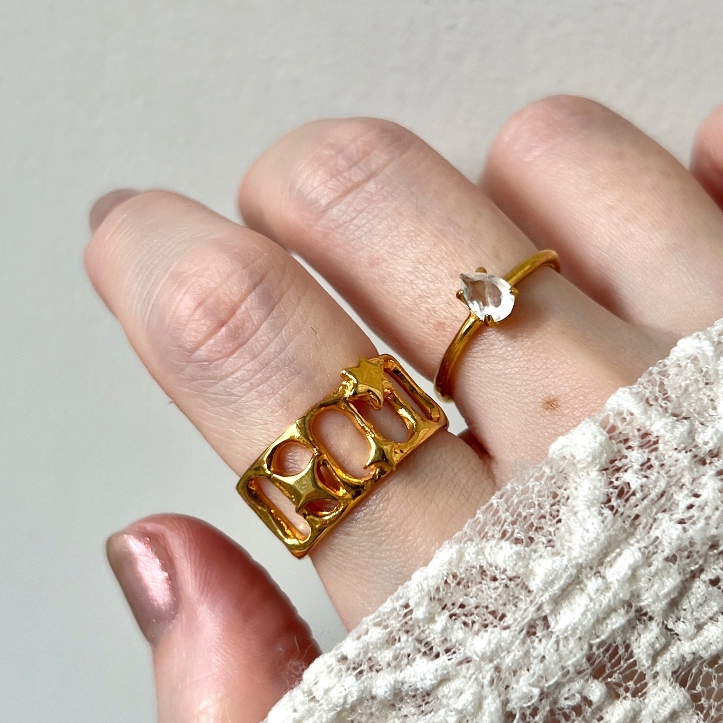 [ lux ring ] ring gold