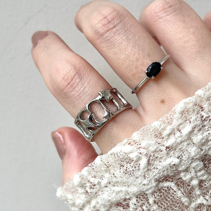 [ lux ring ] ring silver