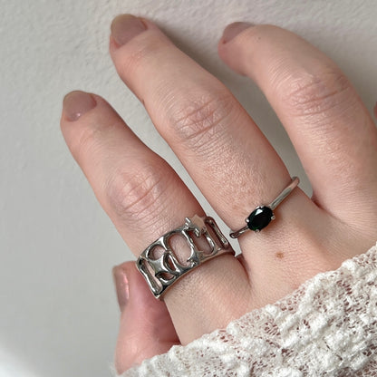 [ lux ring ] ring silver