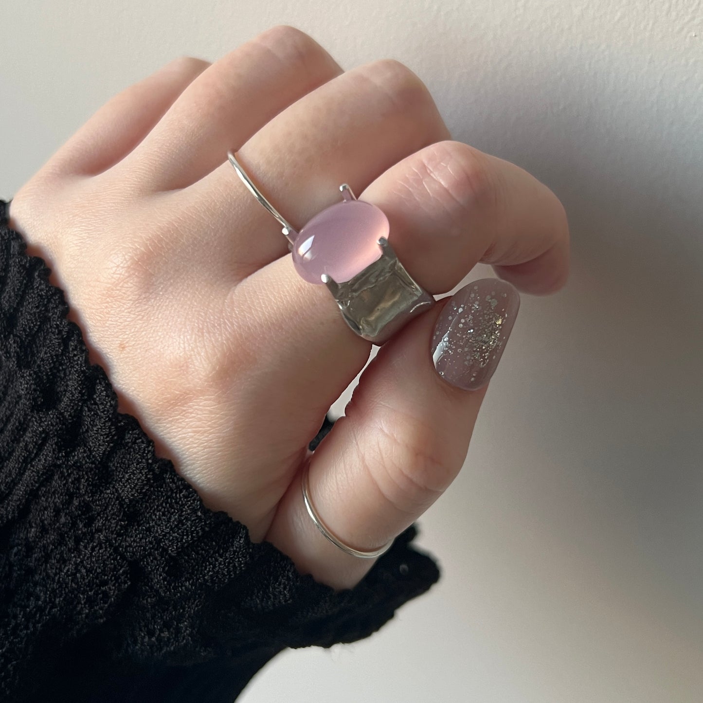 [ pink purple chalcedony ] roche