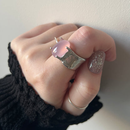 [ pink purple chalcedony ] roche
