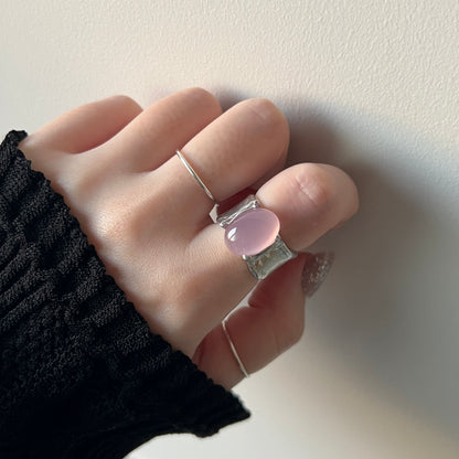 [ pink purple chalcedony ] roche