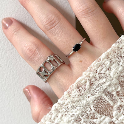 [ lux ring ] ring silver