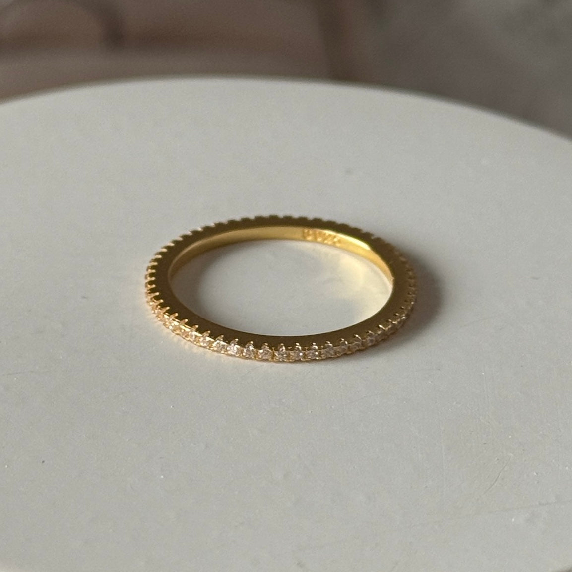 [ gold ] eternity ring