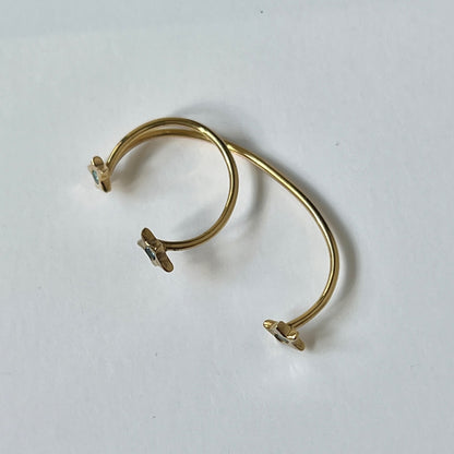 [ aqua marine ] orion ring gold