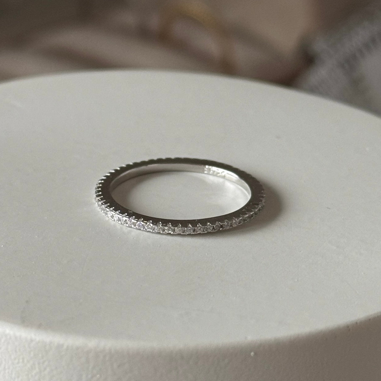 [ silver ] eternity ring