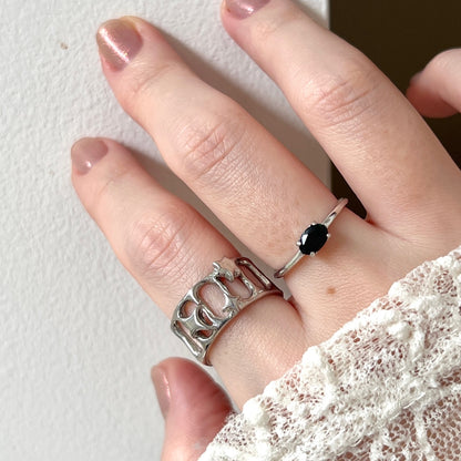 [ lux ring ] ring silver