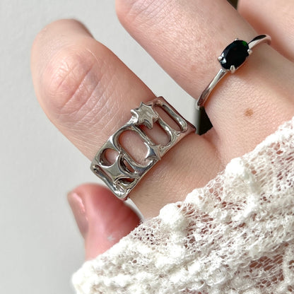 [ lux ring ] ring silver