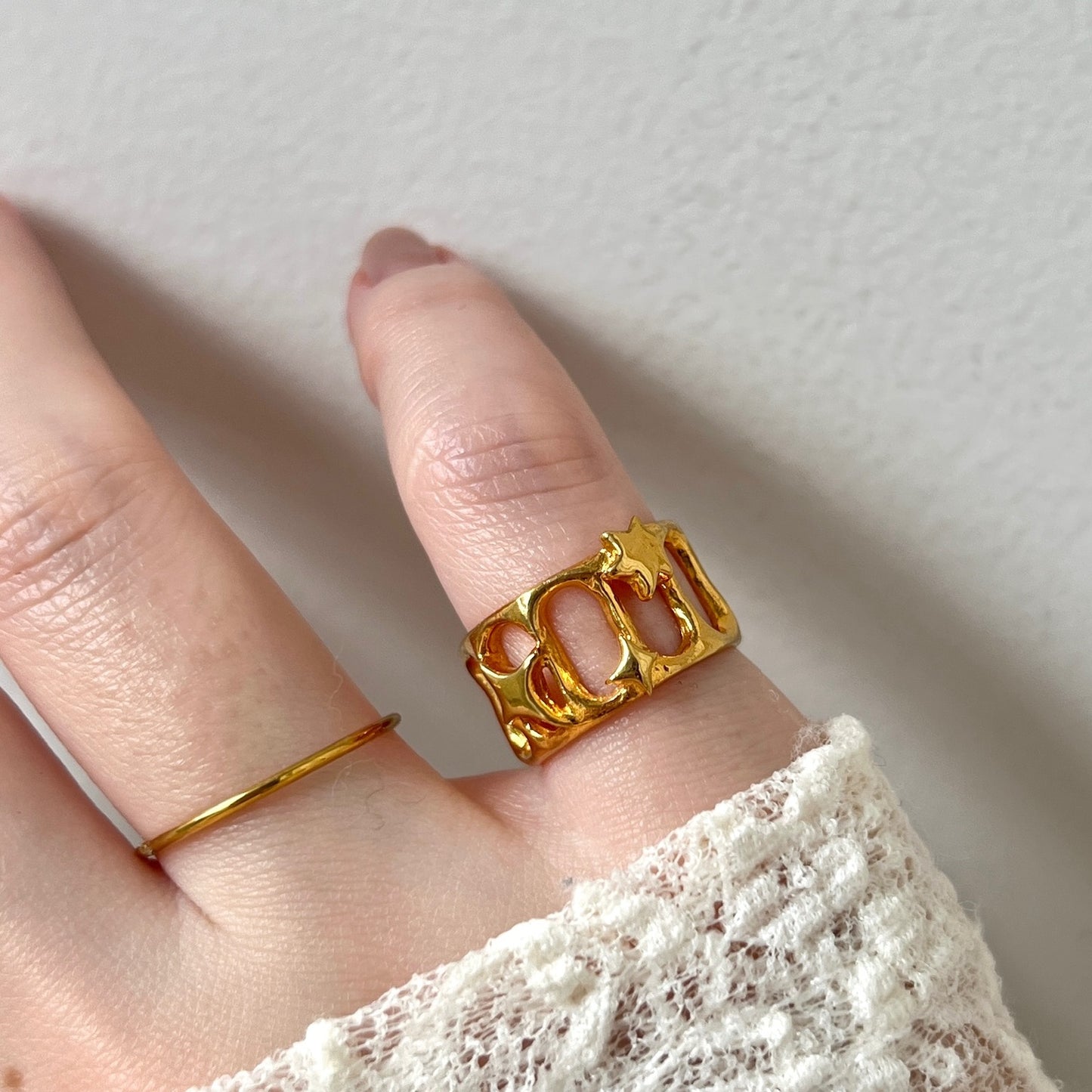 [ lux ring ] ring gold
