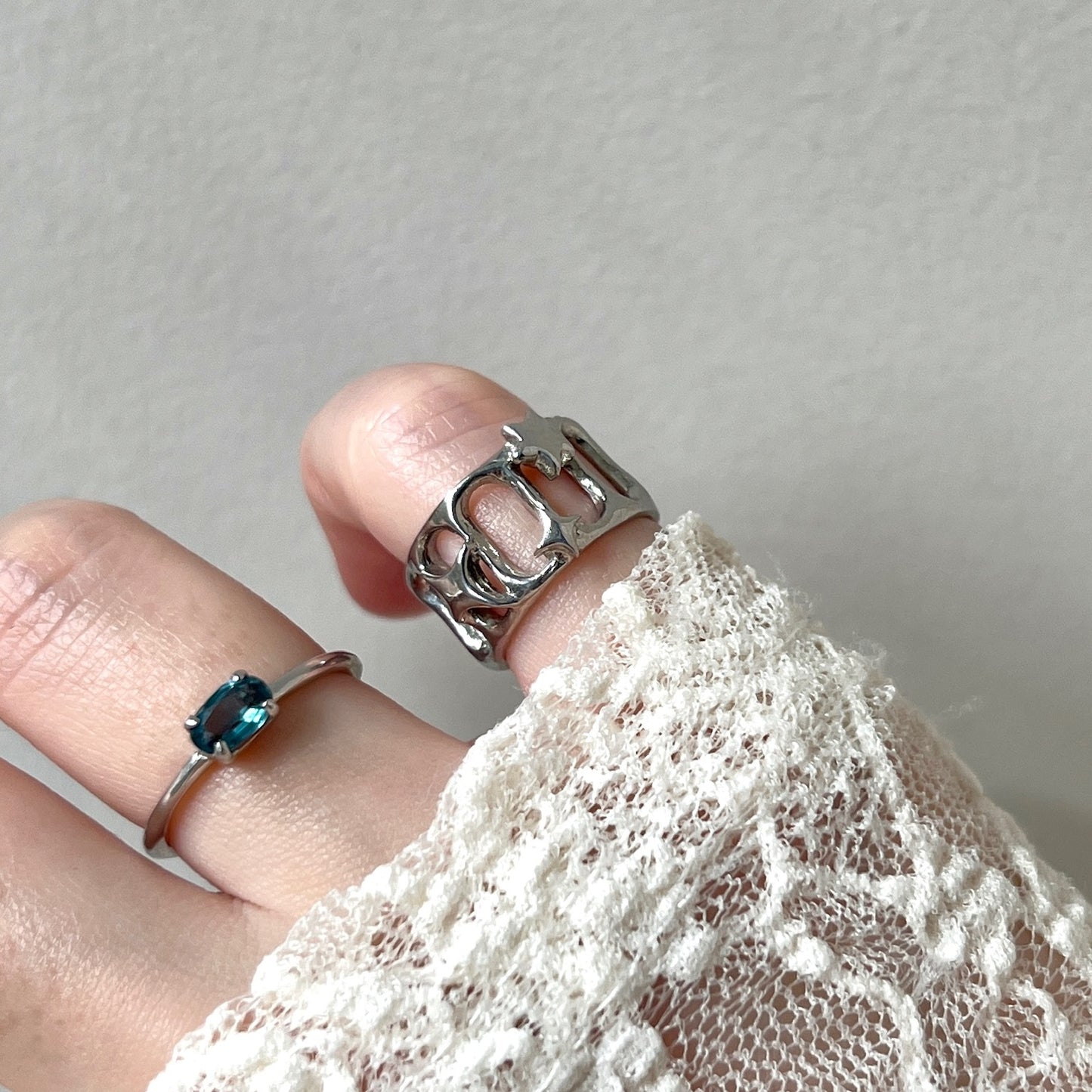 [ lux ring ] ring silver