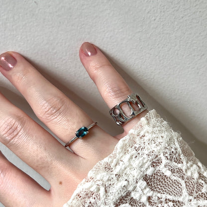 [ lux ring ] ring silver