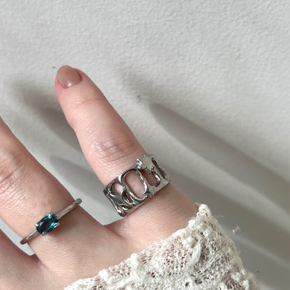 [ lux ring ] ring silver