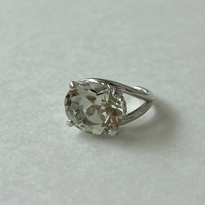 [ green amethyst  ] reine -pinky silver