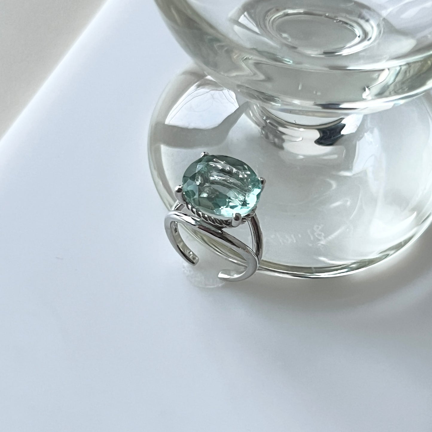 [ green fluorite ] reine pinky  ] reine pinky silver
