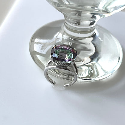 [ mystic quartz  ] reine pinky silver