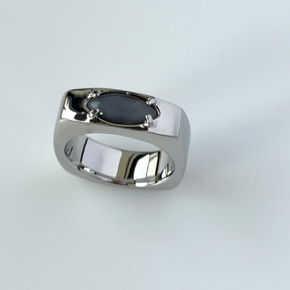 [ gray moon glass ] europa silver
