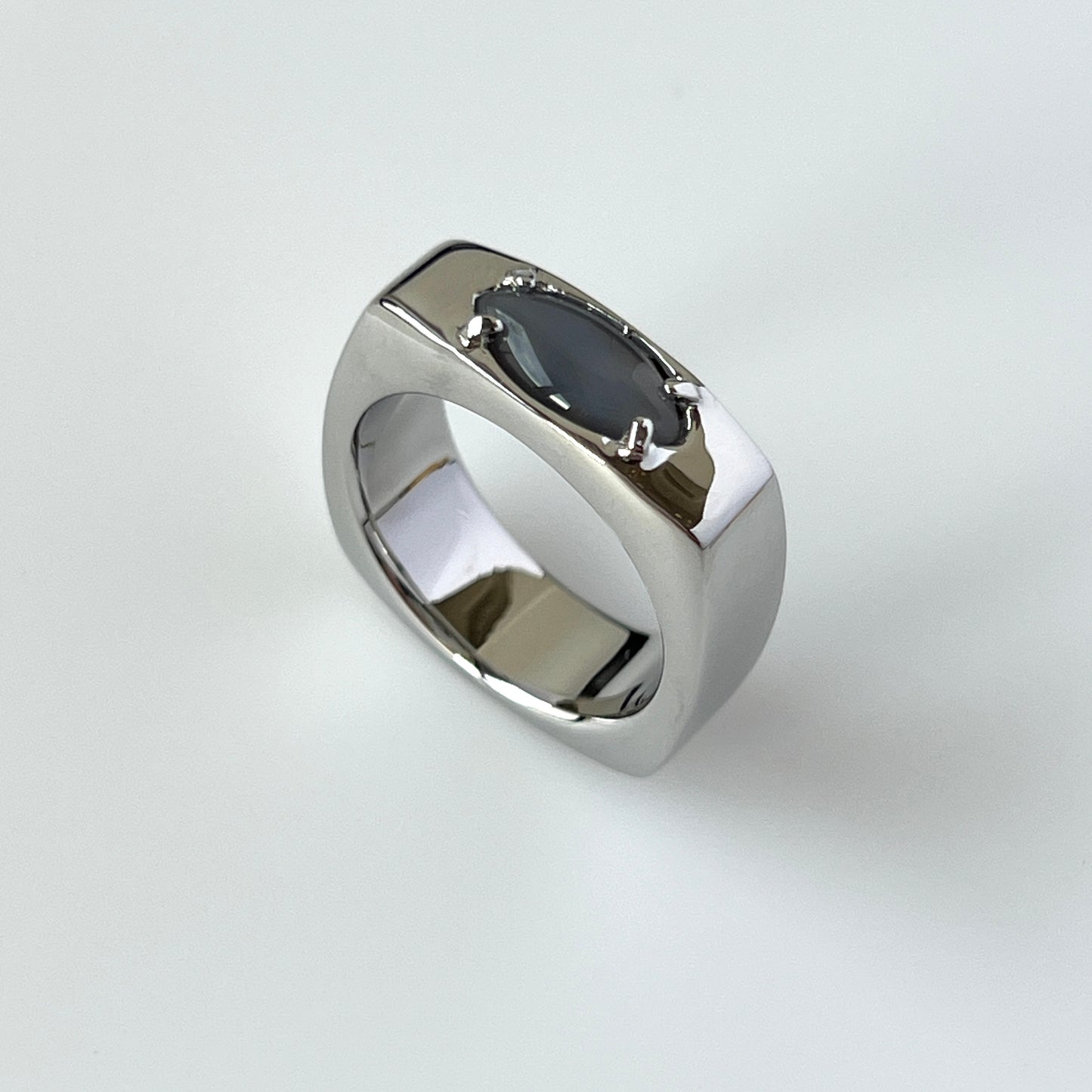[ gray moon glass ] europa silver