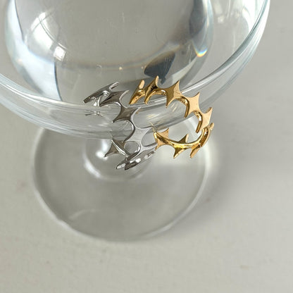 [ gold ] diamond shaped ring