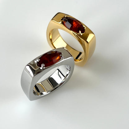 [ maroon moon glass ] europa gold