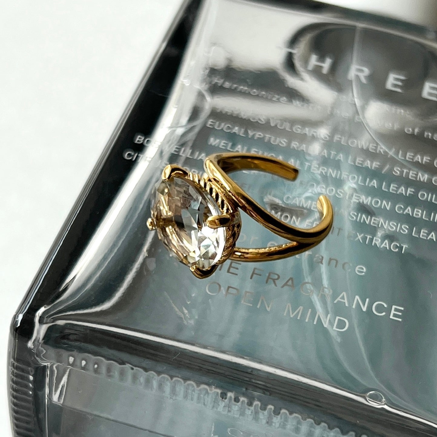 [ green amethyst  ] reine -pinky gold