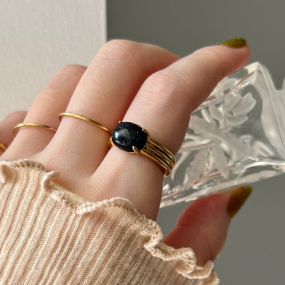 [ blue gold stone ] trois gold
