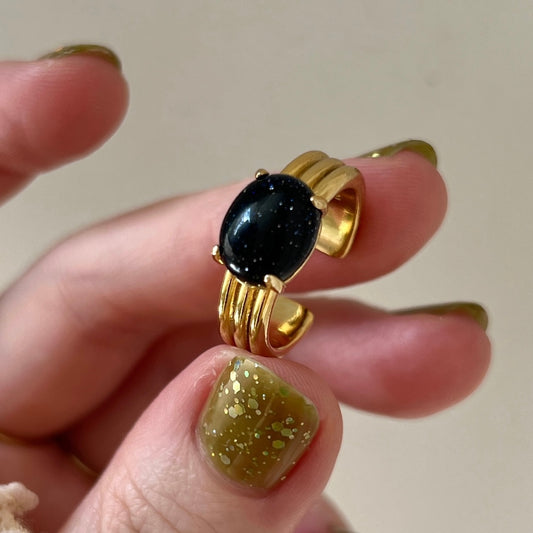 [ blue gold stone ] trois gold