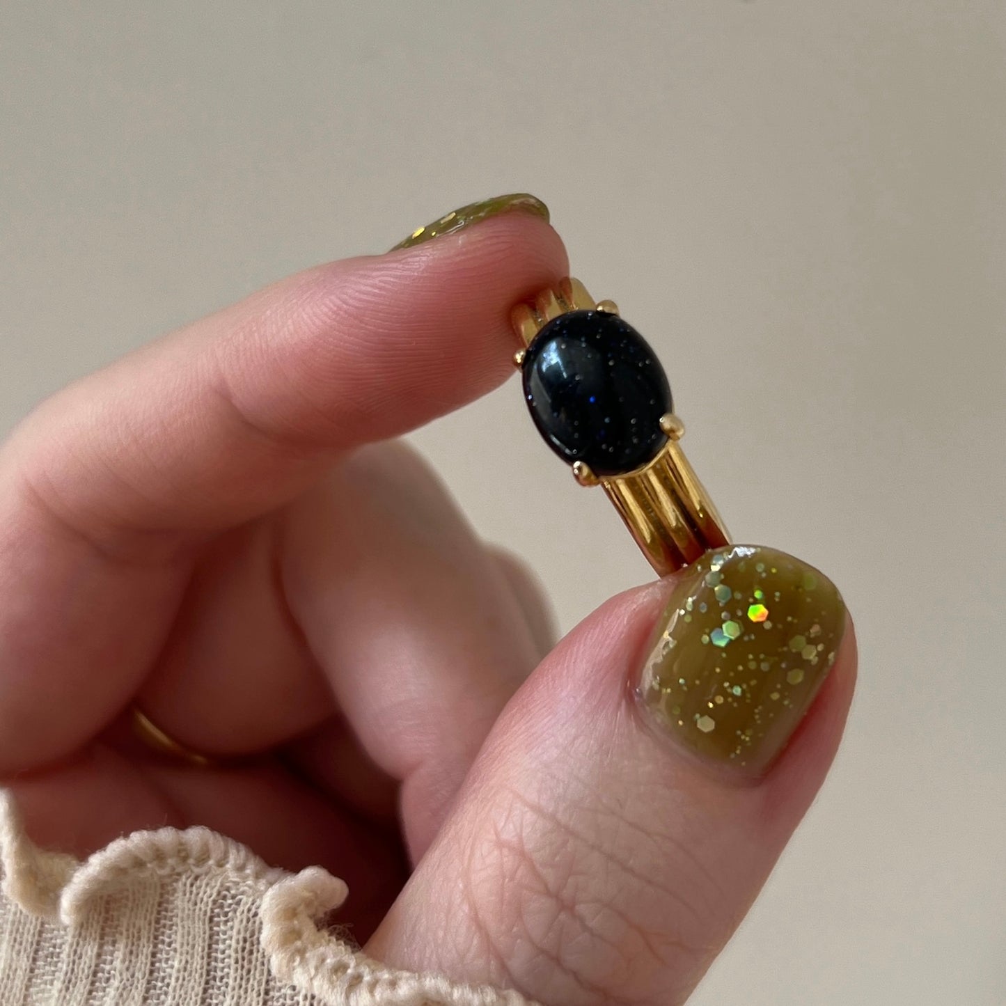 [ blue gold stone ] trois gold