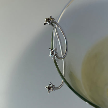 [ moon stone ] orion ring silver [ free size ]