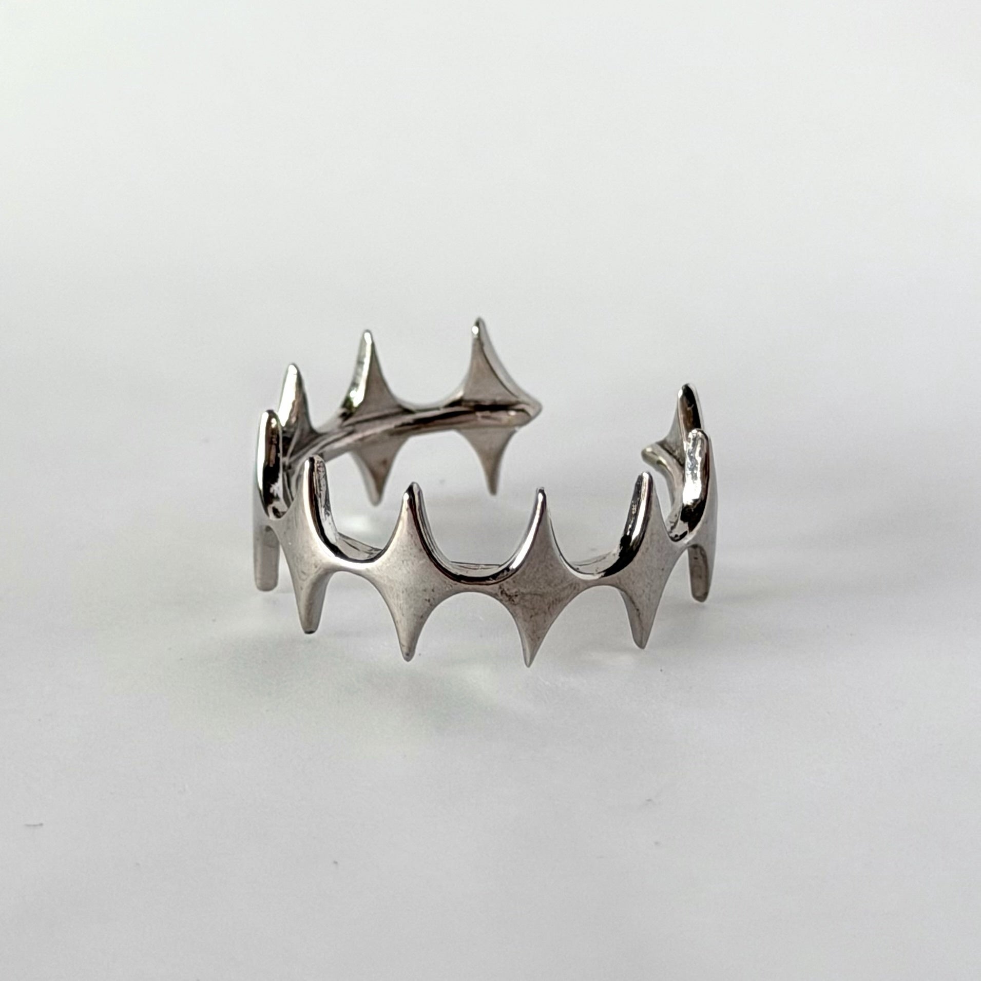 silver ] diamond shaped ring – POMUM&ARTS