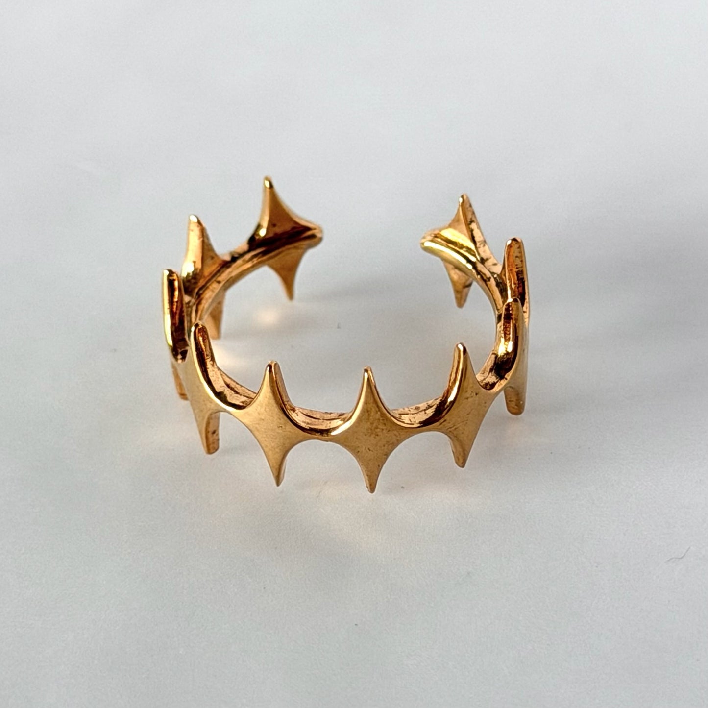 [ gold ] diamond shaped ring