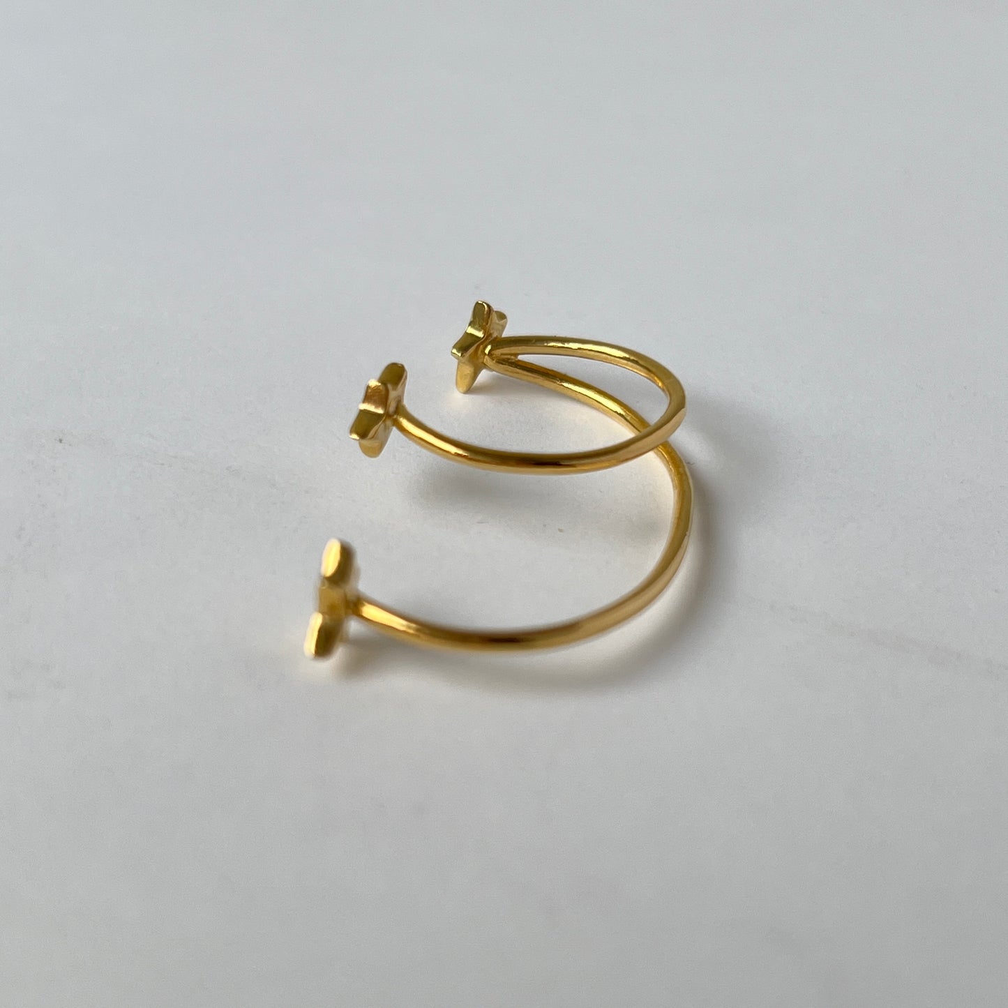 [ black spinel ] orion ring gold [ free size ]