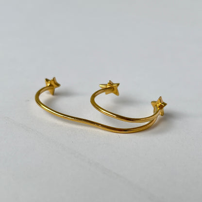 [ moon stone ] orion ring gold [ free size ]
