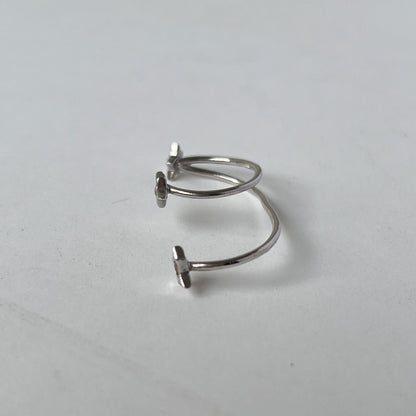[ moon stone ] orion ring silver [ free size ]