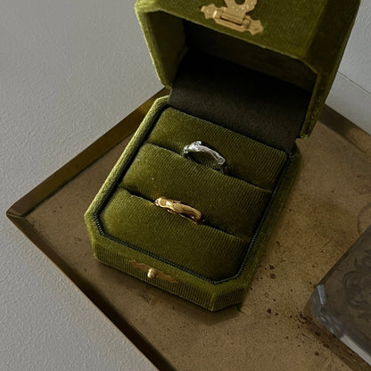 [ mint ] nuanced pinky ring [ gold ]