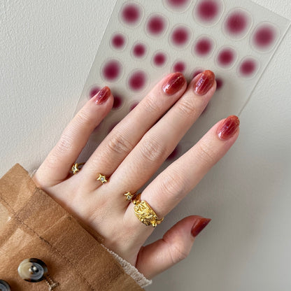 NAIL ARRANGE SHEET SET (Vermilion)