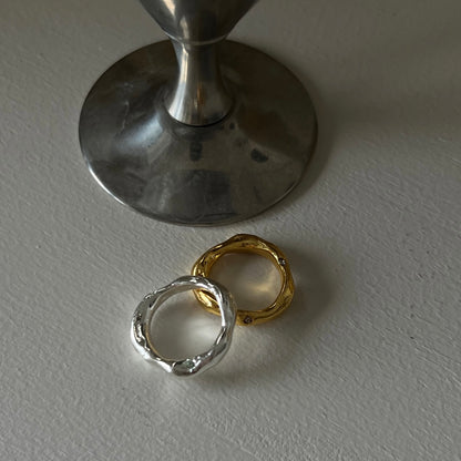 [ mint ] nuanced pinky ring [ silver ]