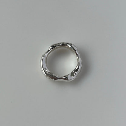 [ mint ] nuanced pinky ring [ silver ]